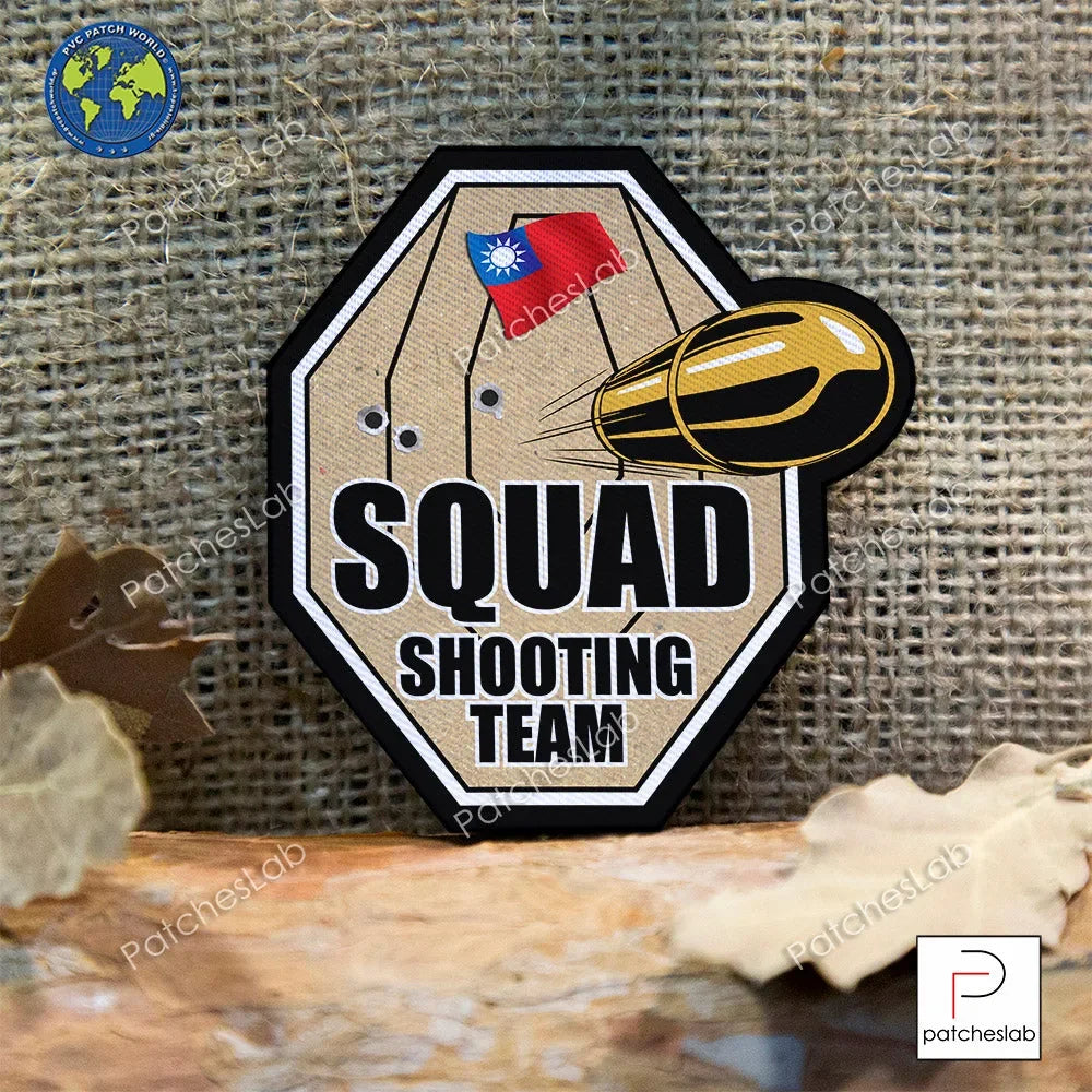 IPSC - TAIWAN - SQUAD SHOOTING TEAM TARGET FABRIC PATCH - PVCPATCHWORLD.STORE