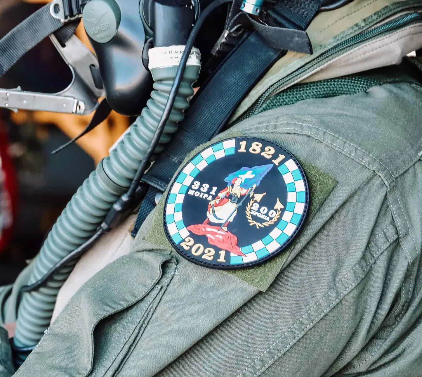 331 SQUADRON 1821-2021 “THISEAS” 3D PVC PATCH (Limited Edition) - PVCPATCHWORLD.STORE