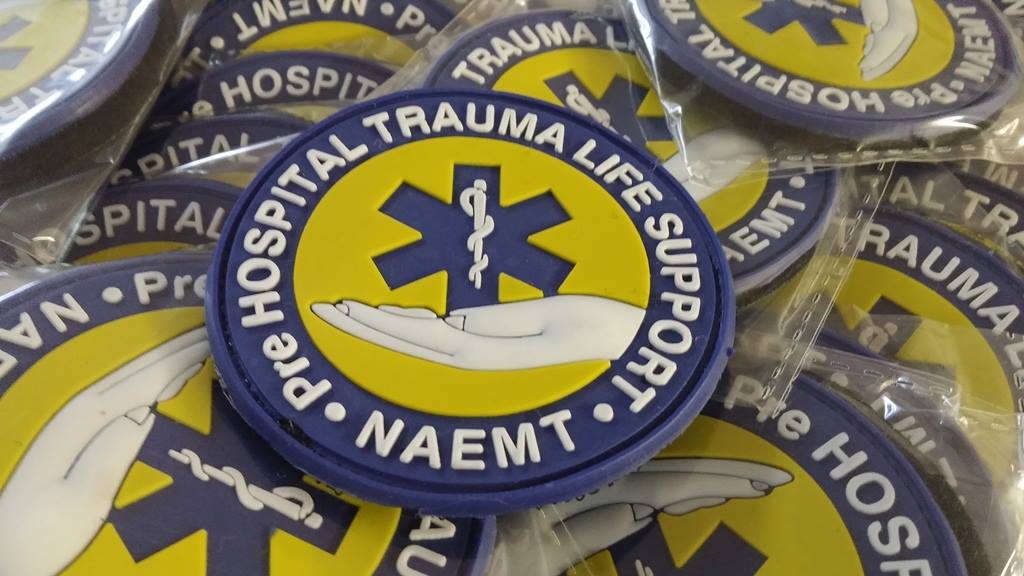 Pre HOSPITAL TRAUMA LIFE SUPORT  - NAEMT  3D PVC PATCH