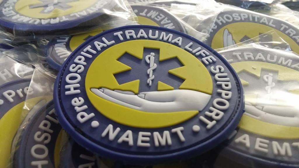 Pre HOSPITAL TRAUMA LIFE SUPORT  - NAEMT  3D PVC PATCH