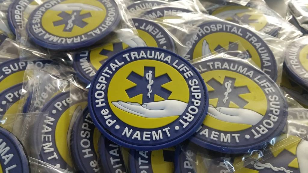 Pre HOSPITAL TRAUMA LIFE SUPORT  - NAEMT  3D PVC PATCH