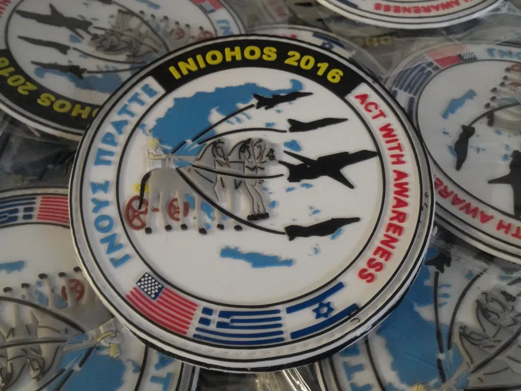 HELLENIC AIR FORCE - INIOCHOS 2016 - COLLECTIVE - ACT WITH AWARENESS - PVCPATCHWORLD.STORE