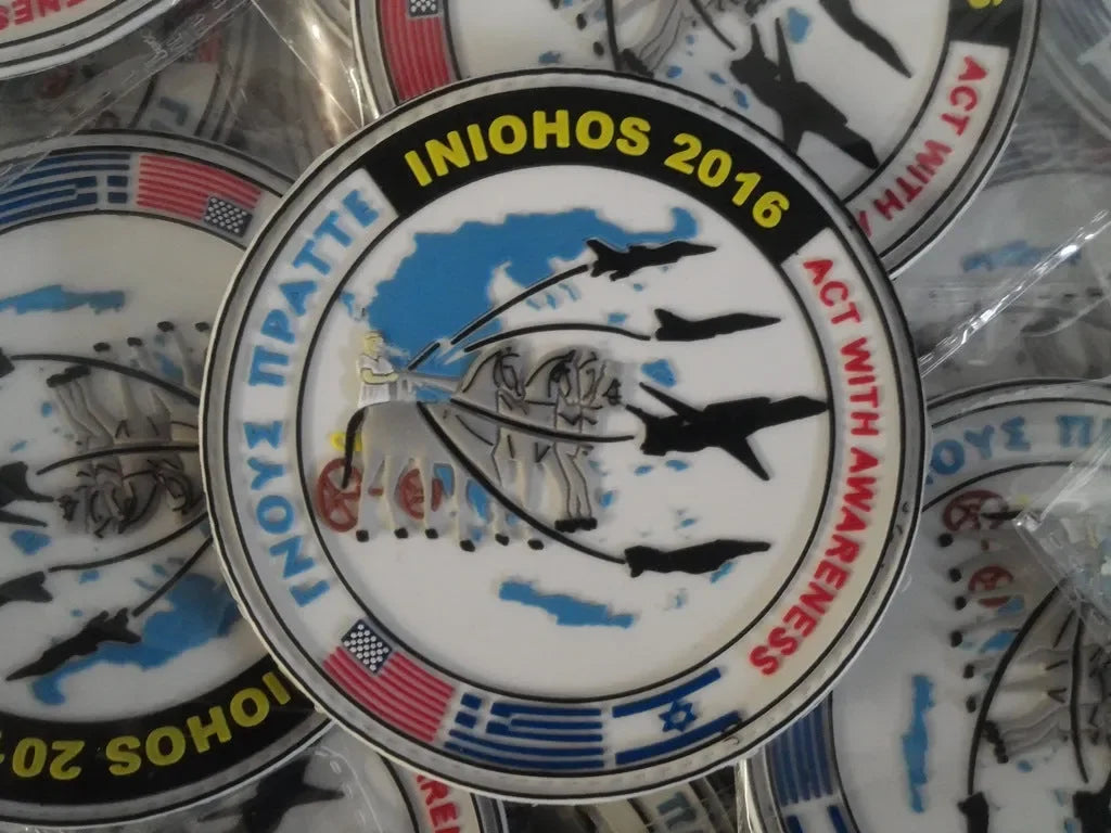 HELLENIC AIR FORCE - INIOCHOS 2016 - COLLECTIVE - ACT WITH AWARENESS - PVCPATCHWORLD.STORE