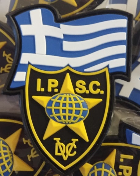 IPSC - I.P.S.C.- GREECE - INTERNATIONAL PRACTICAL SHOOTING 3D PVC PATCH