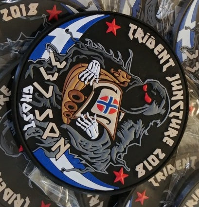 337 SQUADRON - HELLENIC AIR FORCE  “GHOST” 3D PVC PATCH