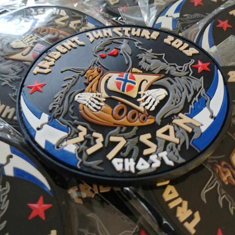 337 SQUADRON - HELLENIC AIR FORCE  “GHOST” 3D PVC PATCH