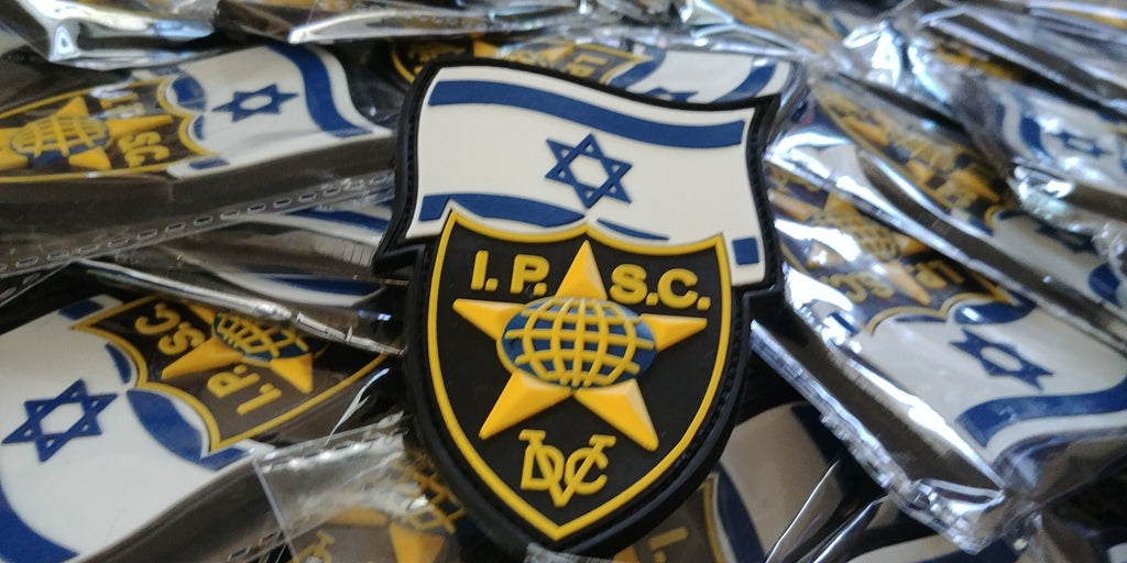 IPSC - I.P.S.C.- ISRAEL  INTERNATIONAL PRACTICAL SHOOTING 3D PVC PATCH