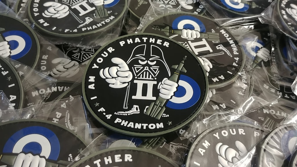 PHANTOM II - F-4 - NEW HAF - "I AM YOUR PHATHER" 3D PVC PATCH