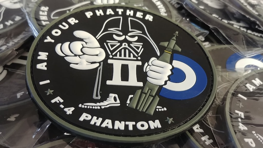 PHANTOM II - F-4 - NEW HAF - "I AM YOUR PHATHER" 3D PVC PATCH