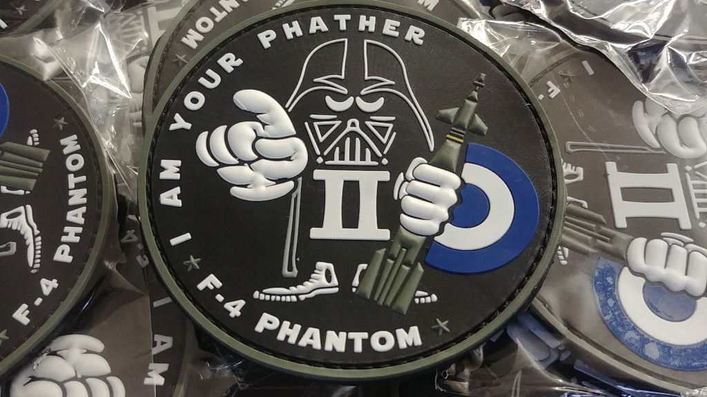 PHANTOM II - F-4 - NEW HAF - "I AM YOUR PHATHER" 3D PVC PATCH