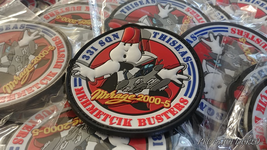 331 SQN THESEUS - GREEK AIR-FORCE - MEHMECIK BUSTERS – MIRAGE 2000-5 PVC PATCH