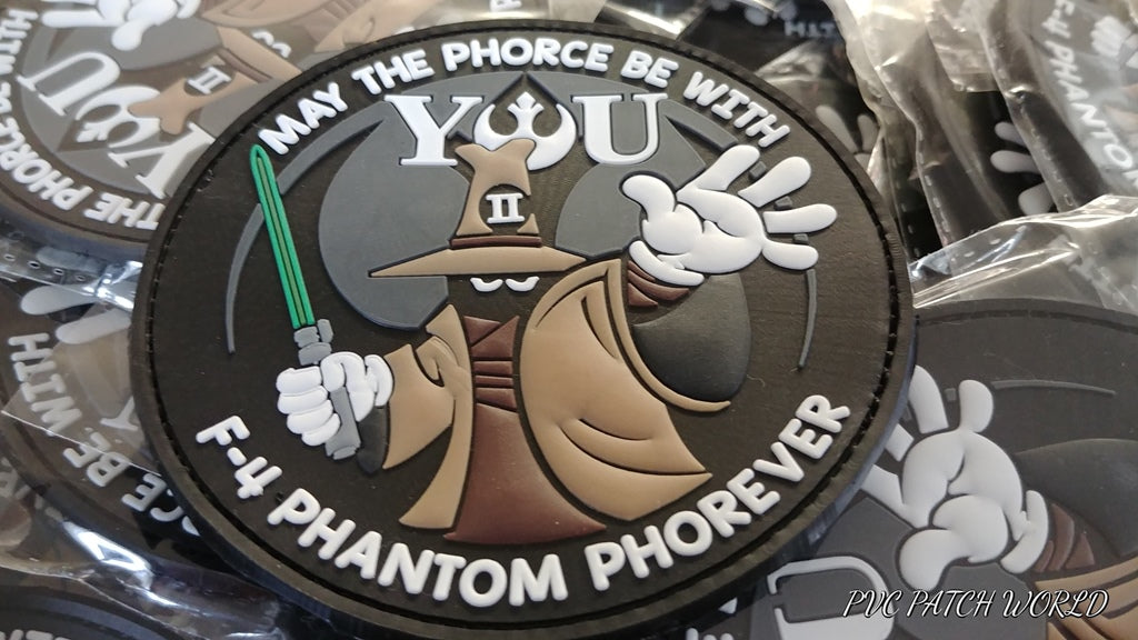 F-4 PHANTOM PHOREVER - MASTER YODA  - EPISODE II - 3D PVC PATCH