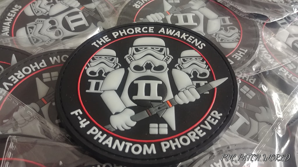 F-4 PHANTOM PHOREVER (GLOW ) -  CLONE TROOPER - EPISODE II - 3D PVC PATCH