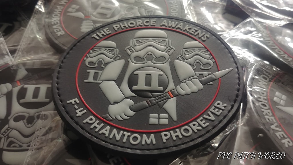 F-4 PHANTOM PHOREVER (GLOW ) -  CLONE TROOPER - EPISODE II - 3D PVC PATCH