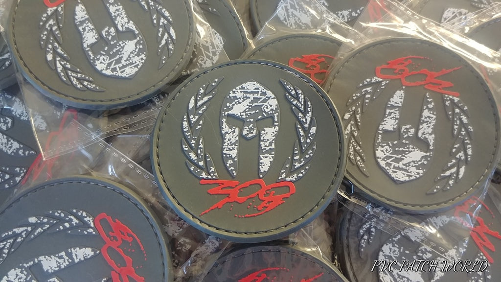 MOLON LABE - ΜΟΛΩΝ ΛΑΒΕ - LEONIDAS &nbsp;HELMET - RUBBER PVC PATCH - OD