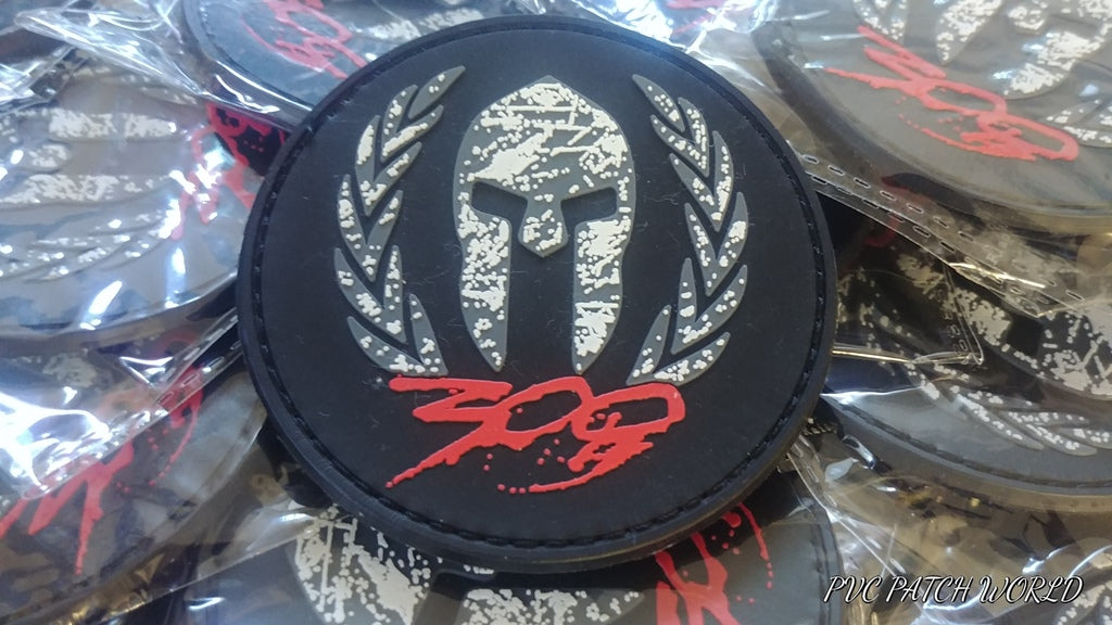 MOLON LABE - ΜΟΛΩΝ ΛΑΒΕ - LEONIDAS  HELMET - RUBBER PVC PATCH