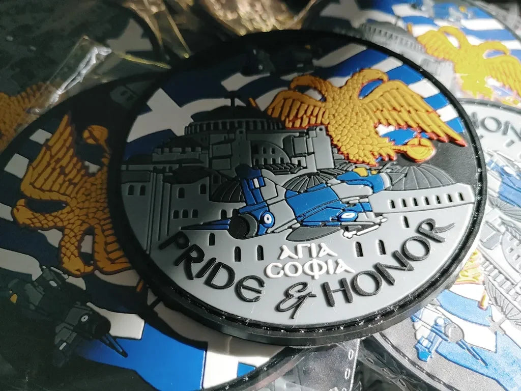 MIRAGE 2000 FIGHTERS - HELLENIC AIR FORCE "PRIDE and HONOR" AGIA COFIA - PVCPATCHWORLD.STORE