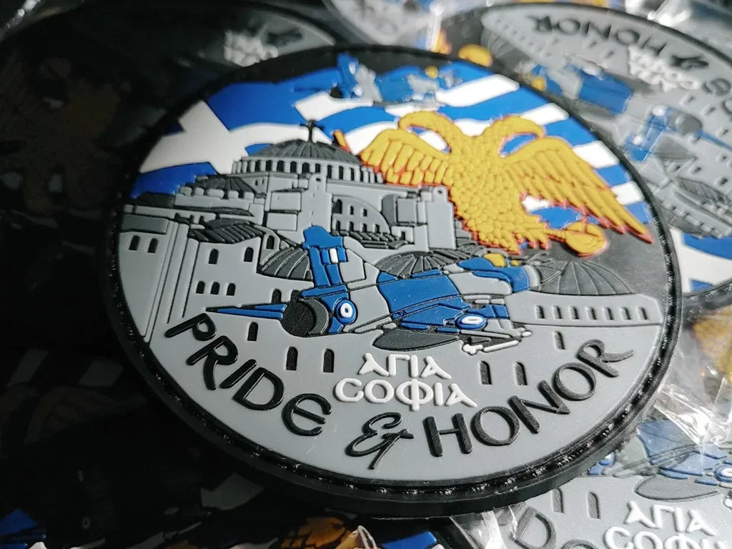 MIRAGE 2000 FIGHTERS - HELLENIC AIR FORCE "PRIDE and HONOR" AGIA COFIA - PVCPATCHWORLD.STORE