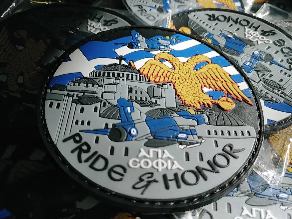 MIRAGE 2000 FIGHTERS - HELLENIC AIR FORCE "PRIDE and HONOR" AGIA COFIA - PVCPATCHWORLD.STORE