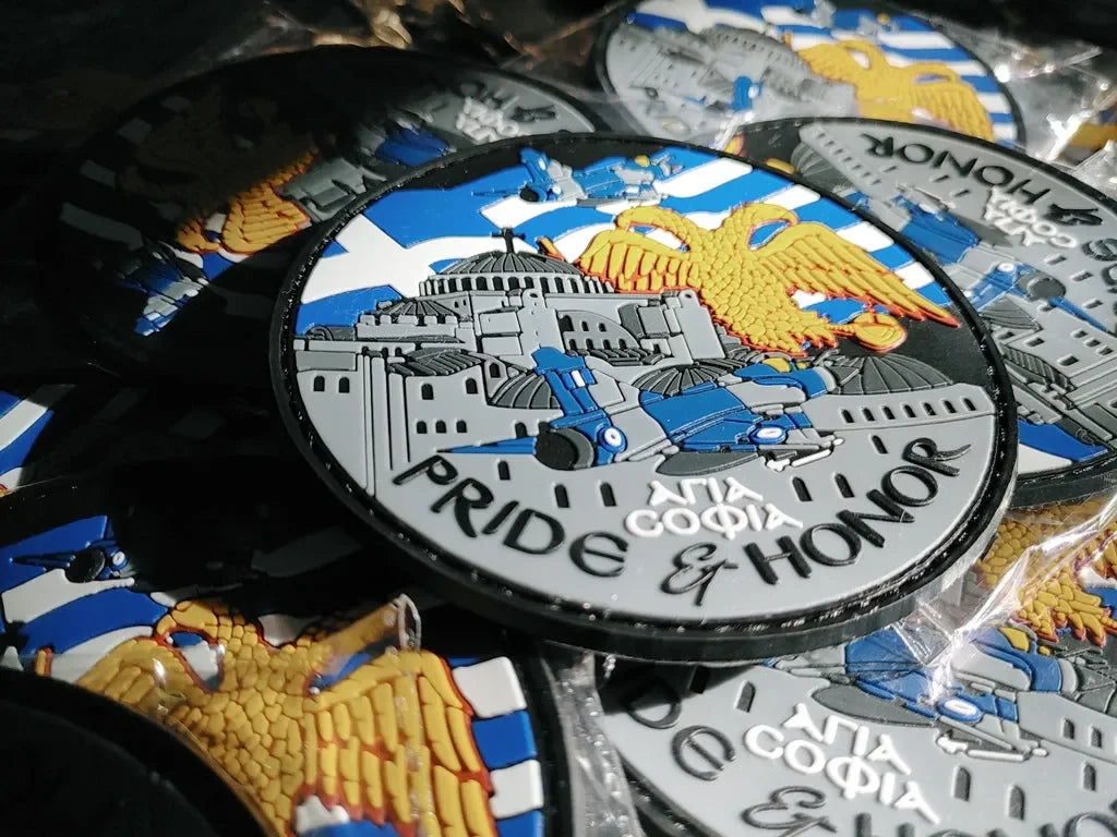 MIRAGE 2000 FIGHTERS - HELLENIC AIR FORCE "PRIDE and HONOR" AGIA COFIA - PVCPATCHWORLD.STORE