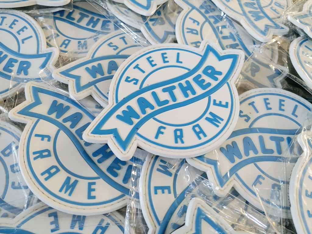 WALTHER - 2D & 3D PVC PATCH  - BLUE & WHITE