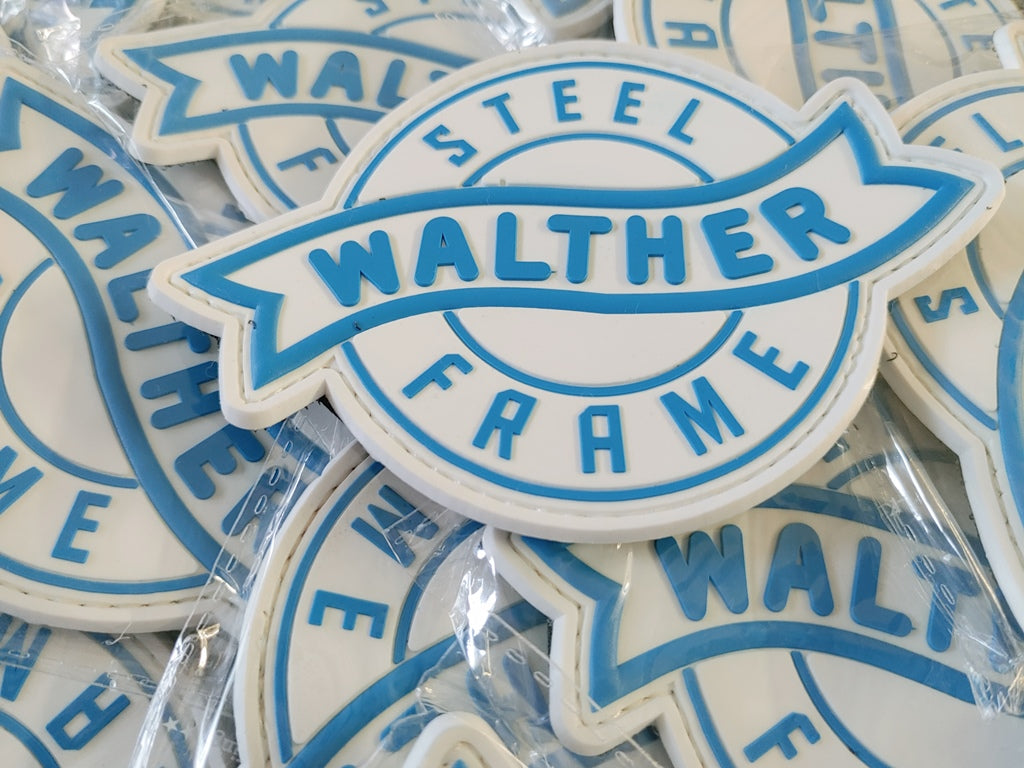 WALTHER - 2D & 3D PVC PATCH  - BLUE & WHITE