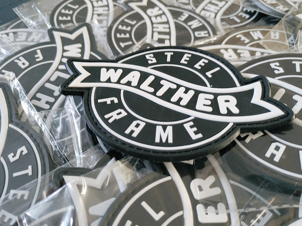 WALTHER - 2D & 3D PVC PATCH  - WHITE & BLACK