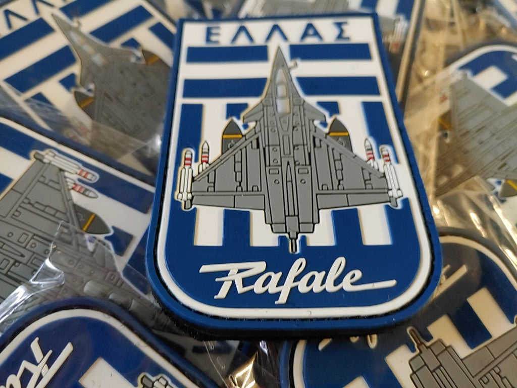 RAFALE "GREEK FLAG" - 2D PVC PATCH