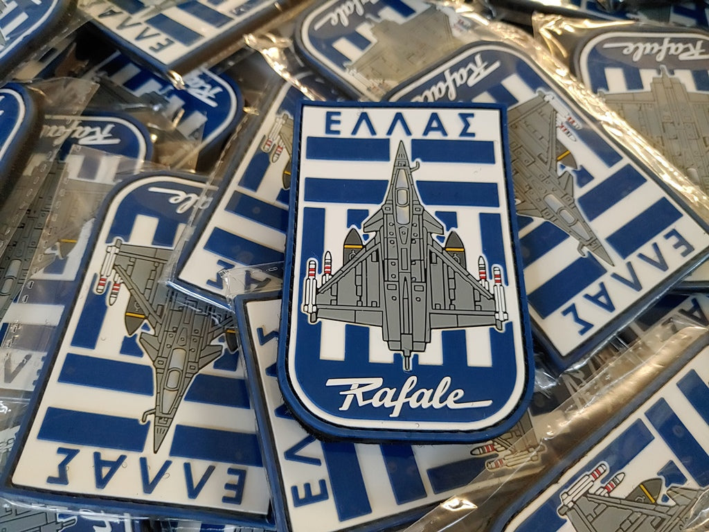 RAFALE "GREEK FLAG" - 2D PVC PATCH