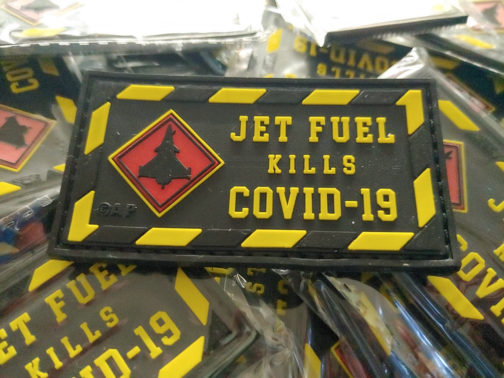 RAFALE - JET FUEL KILLS   (LIMITED EDITION) 2D PVC PATCH