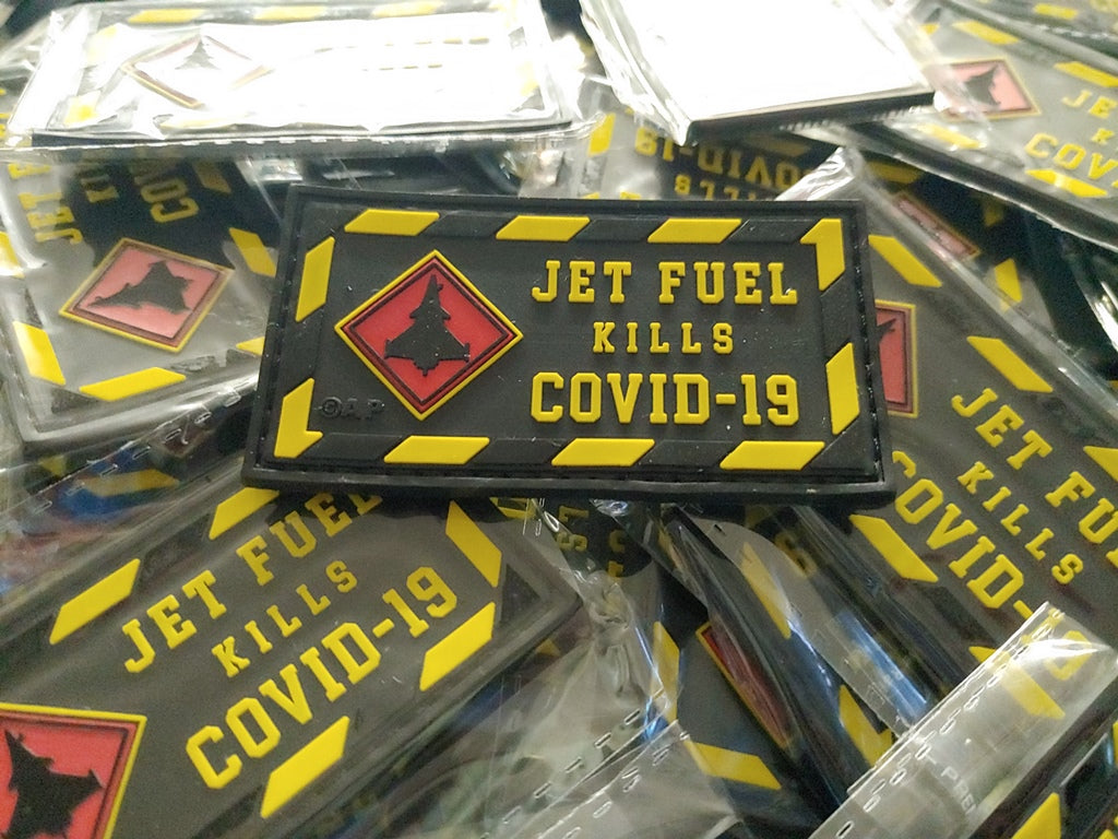 RAFALE - JET FUEL KILLS   (LIMITED EDITION) 2D PVC PATCH