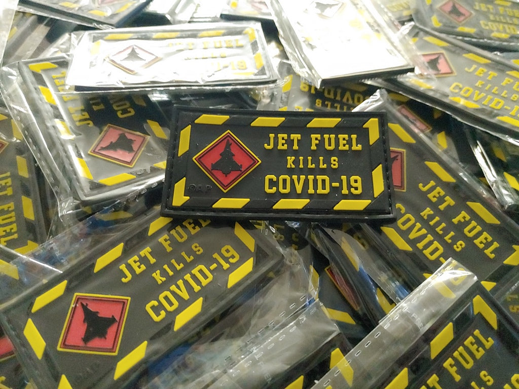 RAFALE - JET FUEL KILLS   (LIMITED EDITION) 2D PVC PATCH