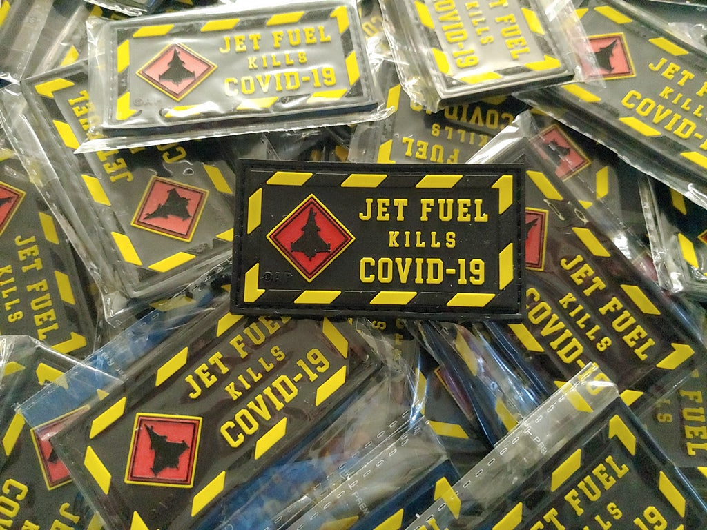 RAFALE - JET FUEL KILLS   (LIMITED EDITION) 2D PVC PATCH