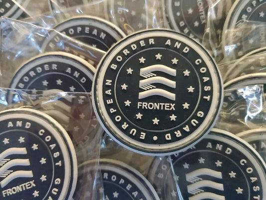 FRONTEX - EUROPEAN BORDER AND COAST GUARD Agency Police 3D PVC patches - PVCPATCHWORLD.STORE