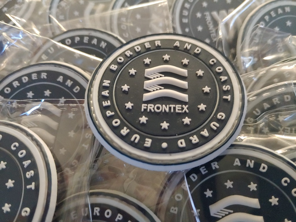 FRONTEX - EUROPEAN BORDER AND COAST GUARD  Agency Police 3D PVC patches