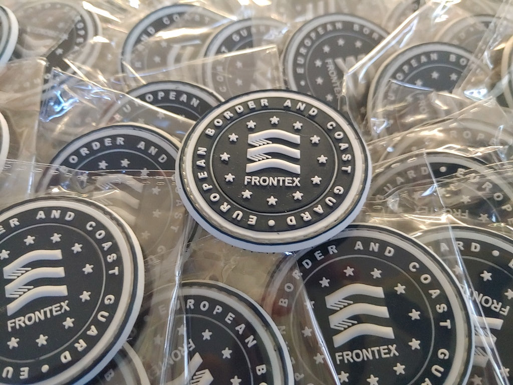 FRONTEX - EUROPEAN BORDER AND COAST GUARD  Agency Police 3D PVC patches