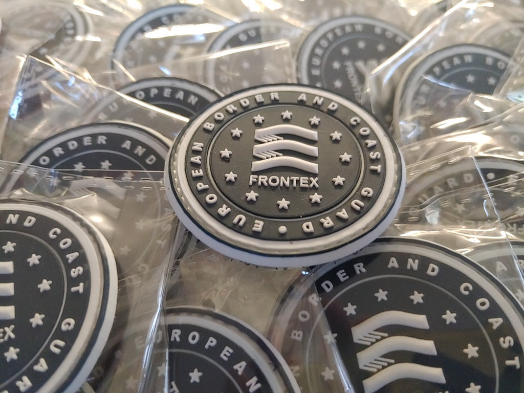 FRONTEX - EUROPEAN BORDER AND COAST GUARD  Agency Police 3D PVC patches