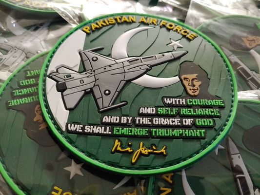 F-16 - PAKISTAN AIR FORCE -   3D PVC PATCH