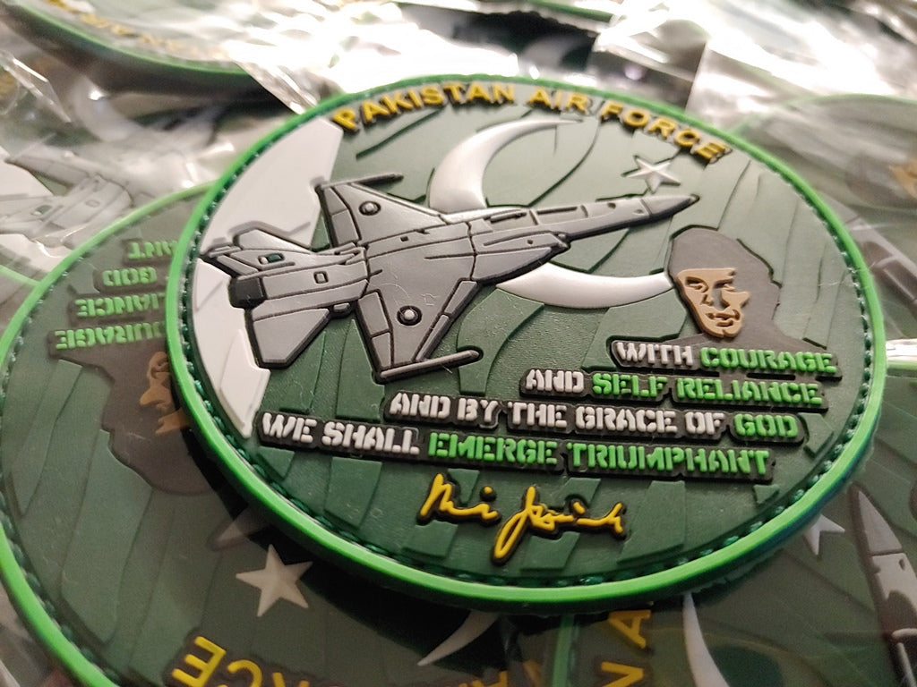 F-16 - PAKISTAN AIR FORCE -   3D PVC PATCH