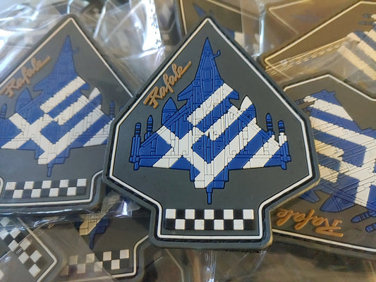 RAFALE PATCH - GREEK FLAG - 2D PVC PATCH