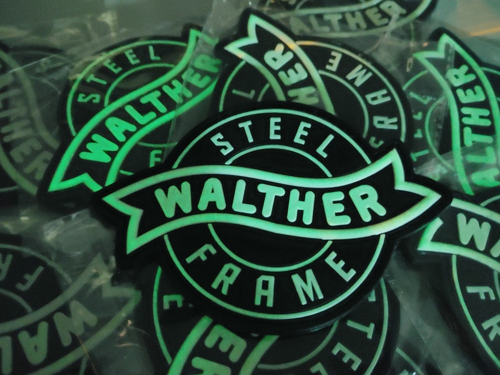 WALTHER - 2D & 3D PVC PATCH - BLACK/GLOW