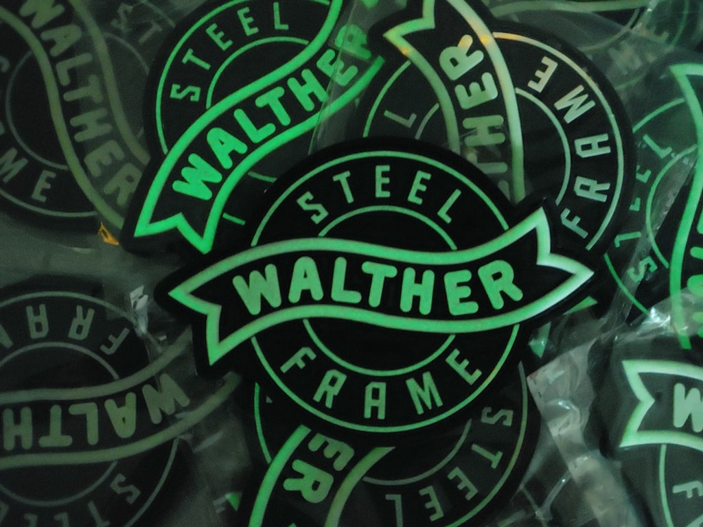 WALTHER - 2D & 3D PVC PATCH - BLACK/GLOW