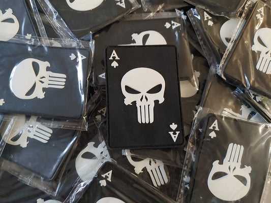 ACE OF SCULL - 3D PVC PATCH