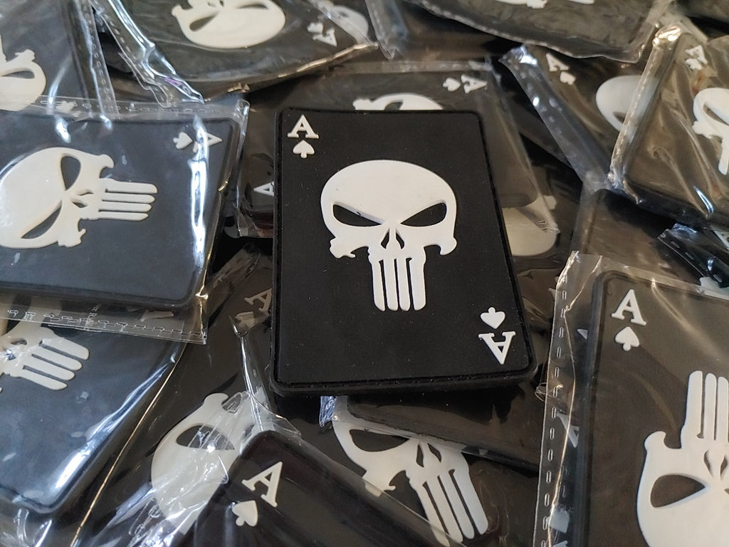 ACE OF SCULL - 3D PVC PATCH