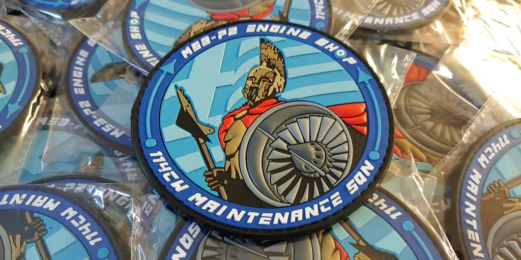 MIRAGE 2000-5/M53-P2 ENGINE SHOP - 114CW MAINTENANCE SQN - 3D PVC PATCH