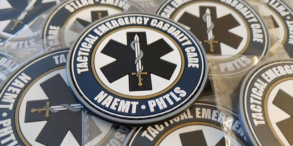 NAEMT PHTLS - Tactical Emergency Casualty Care - colored - PVC patch