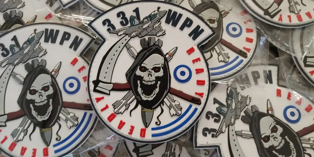 331 WPN - DEADLY READY - HELLENIC AIRFORCE - PVCPATCHWORLD.STORE