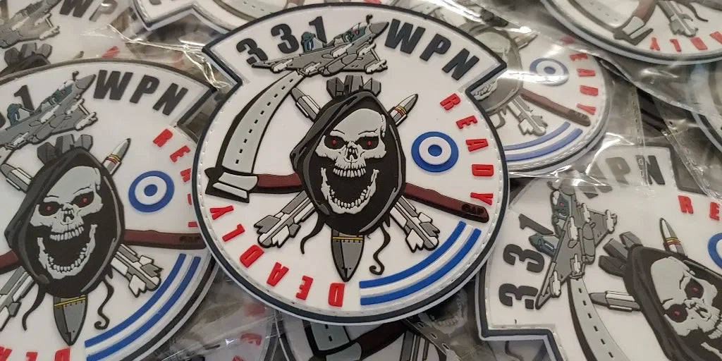 331 WPN - DEADLY READY - HELLENIC AIRFORCE - PVCPATCHWORLD.STORE