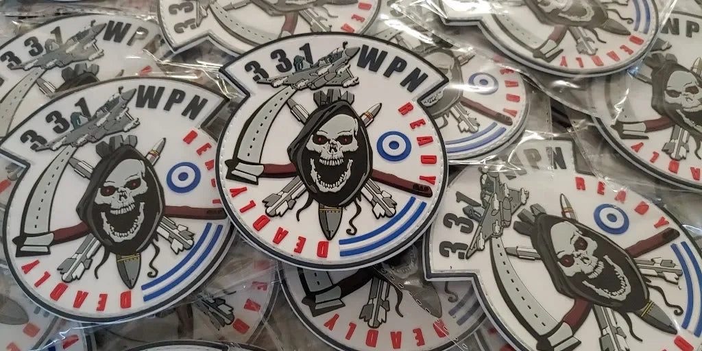 331 WPN - DEADLY READY - HELLENIC AIRFORCE - PVCPATCHWORLD.STORE