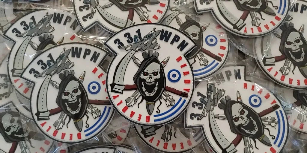 331 WPN - DEADLY READY - HELLENIC AIRFORCE - PVCPATCHWORLD.STORE
